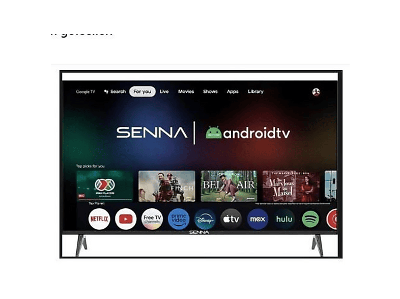 SENNA 32WF7500H  Uydu Alıcılı Frameless Whale Os Androıd 10 32 inç 82 cm HD LED TV