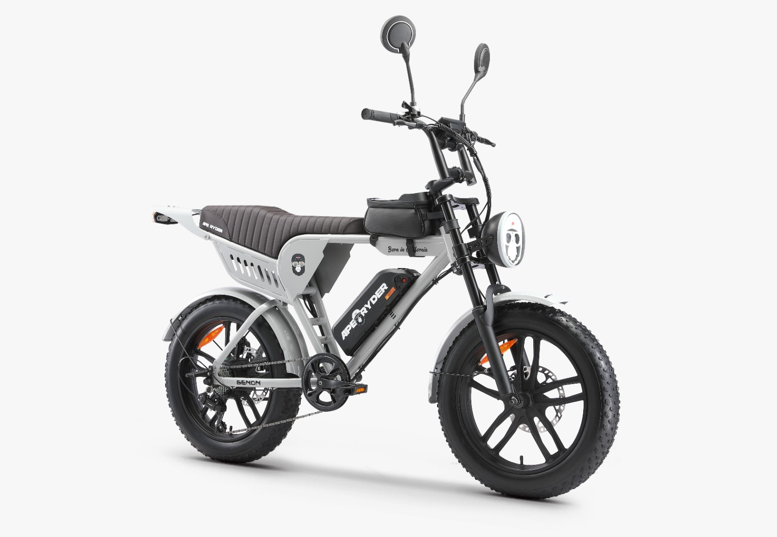 APE RYDER Genon Ultra 750 W Elektrikli Bisiklet Ayna Çanta El Gazı Hediyeli