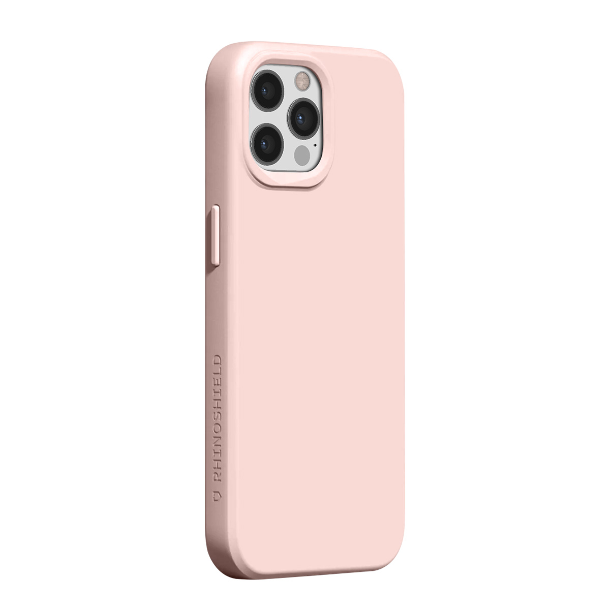 Een roze telefoonhoes met een camerapaneel aan de achterkant.
