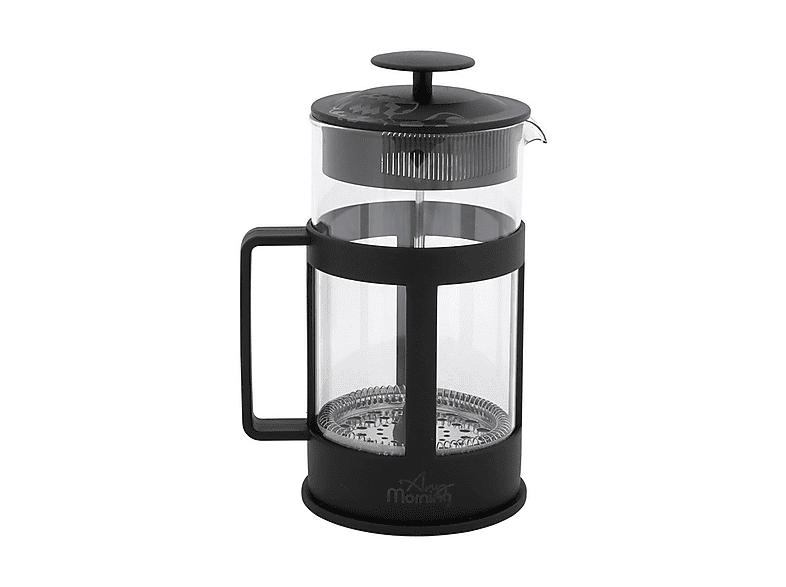 ANY MORNING FY04 350 ml Üç Katmanlı Filtre ve Borosilikat Cam Kahve ve Bitki Çayı French Press Siyah