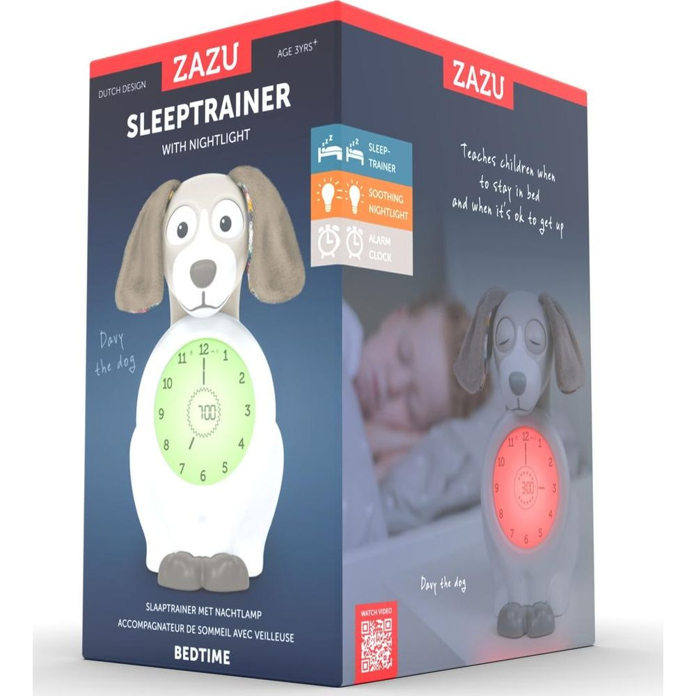 Confezione di un addestratore del sonno a forma di cane con luce notturna.