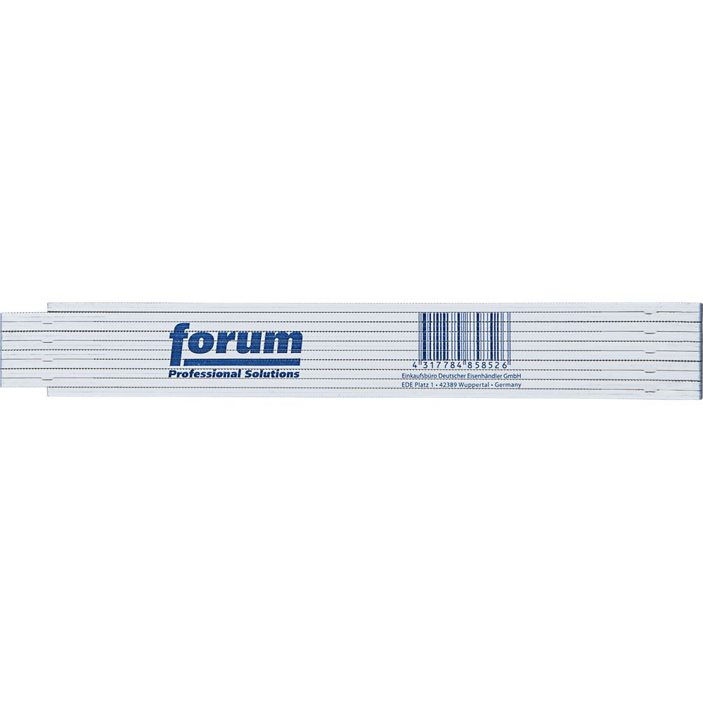 Un logo bleu 'forum' avec 'Professional Solutions' et un code-barres.