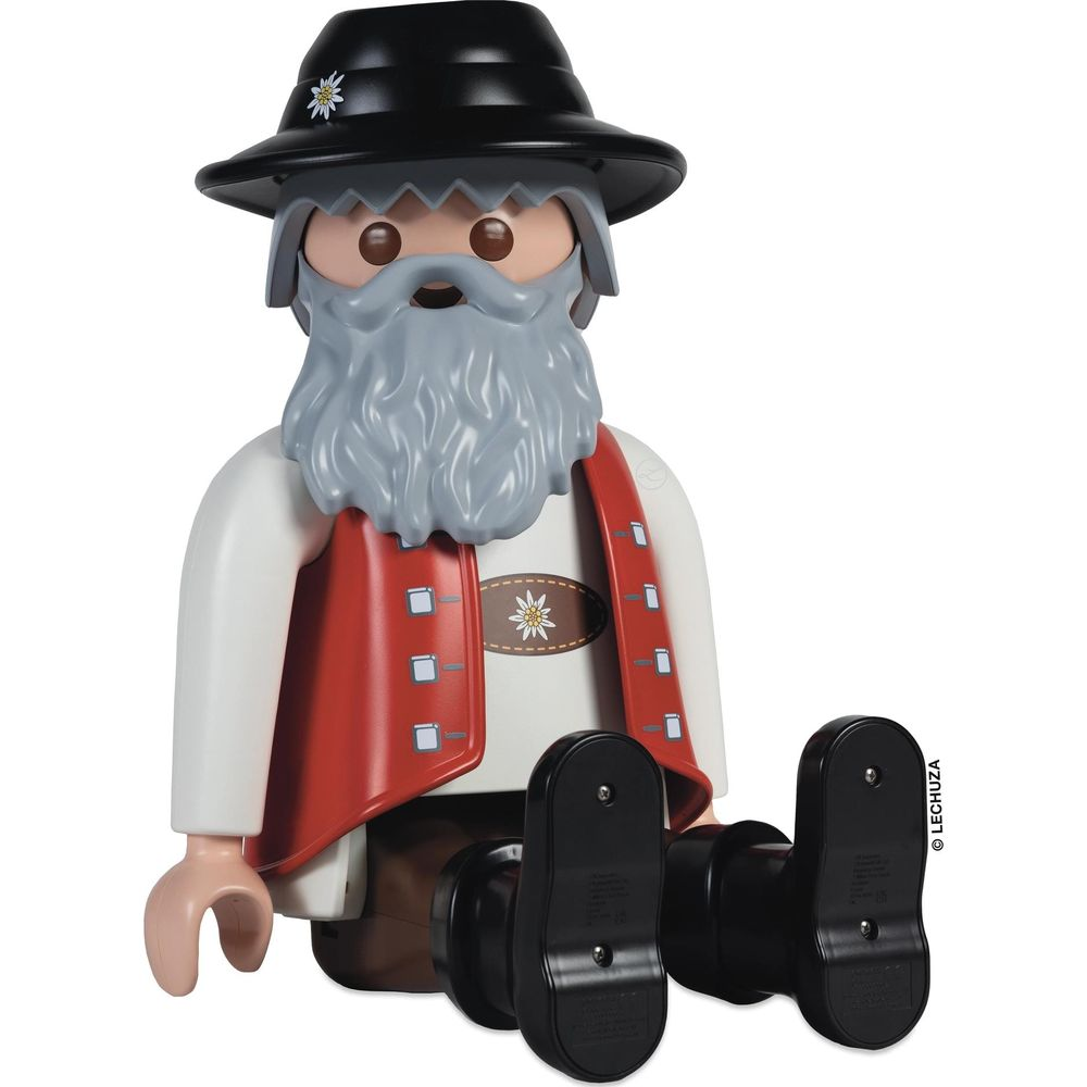 Playmobil-Figur eines Mannes mit grauem Bart und Hut, trägt Tracht.