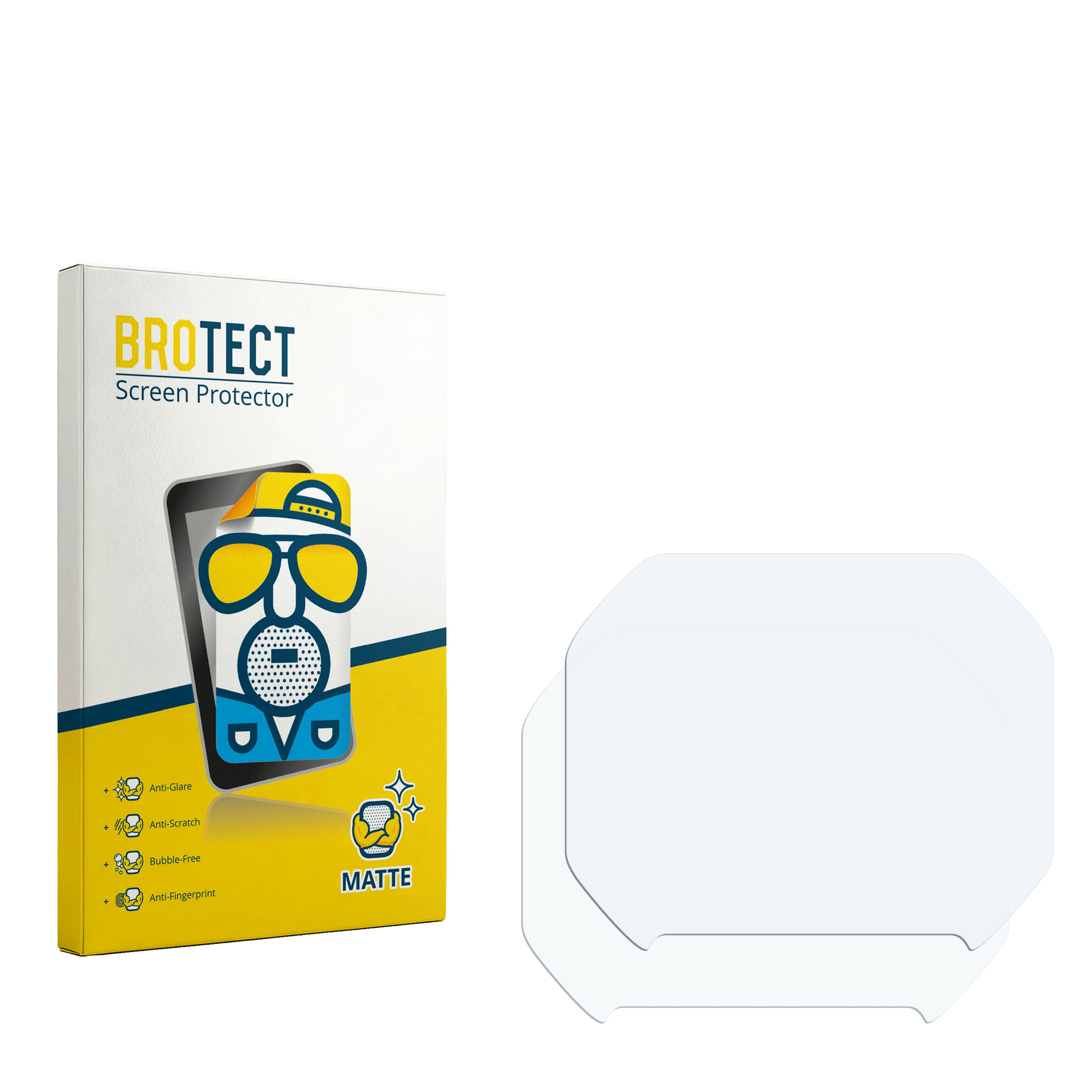 Packung BROTECT Displayschutzfolie matt und zwei klare Schutzfolien