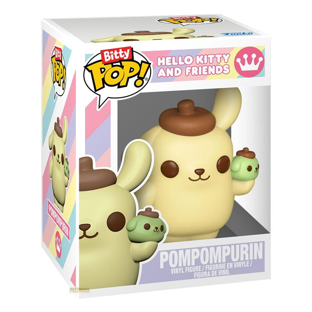 Figura de vinilo de Pompompurin en caja Bitty Pop! de Hello Kitty.