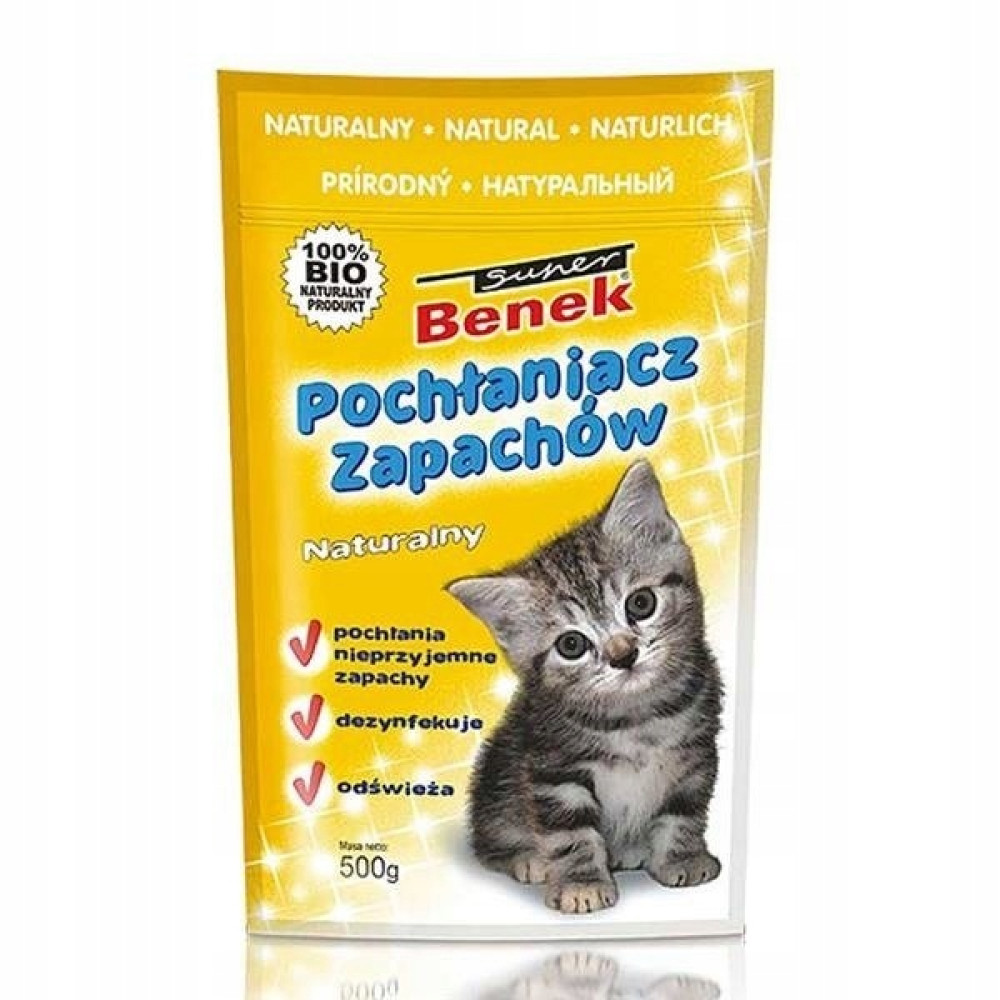 Opakowanie żwirku dla kota z kotkiem, 500g, 100% Bio
