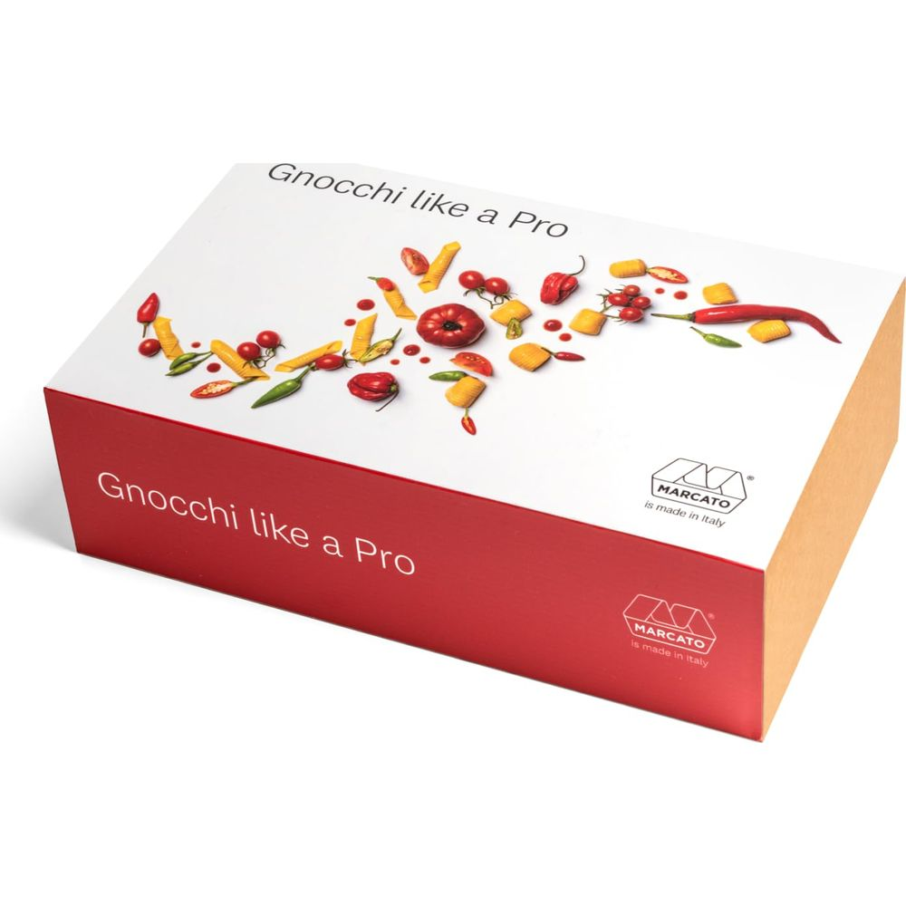 Une boîte "Gnocchi like a Pro" avec des ingrédients de pâtes.