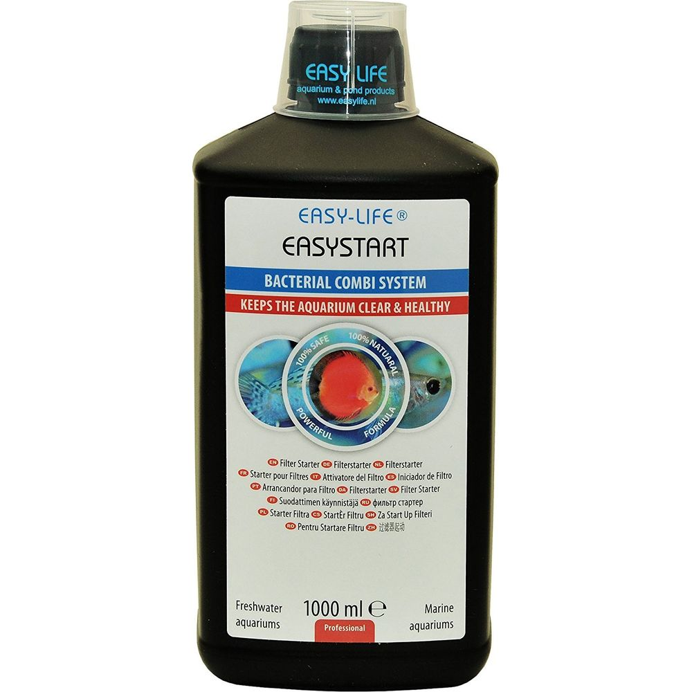 Flasche Easy Life Easystart Bakterien-Combi-System für Aquarien.
