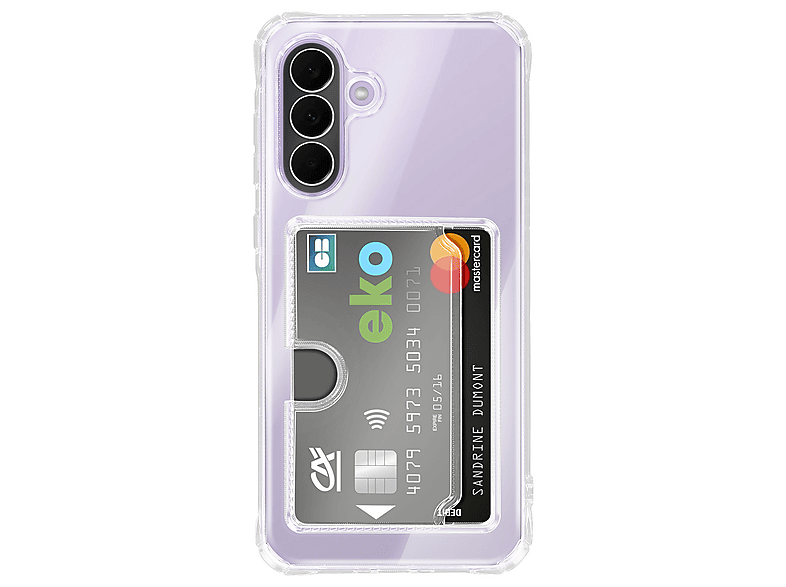 AVIZAR Smart Card Clear, Backcover, Samsung, Galaxy A37, Transparent ...