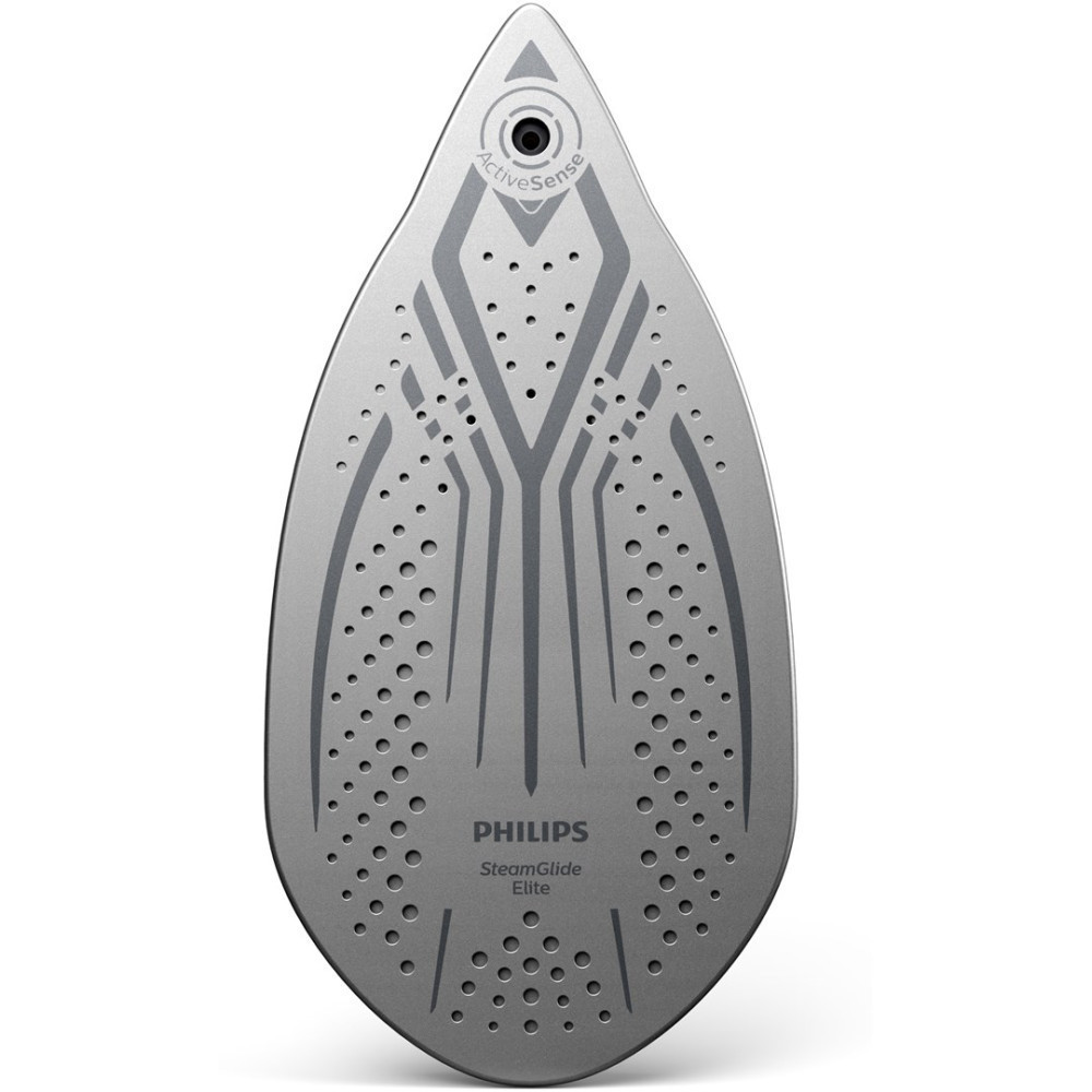 Suola del ferro da stiro con Philips SteamGlide Elite e ActiveSense.