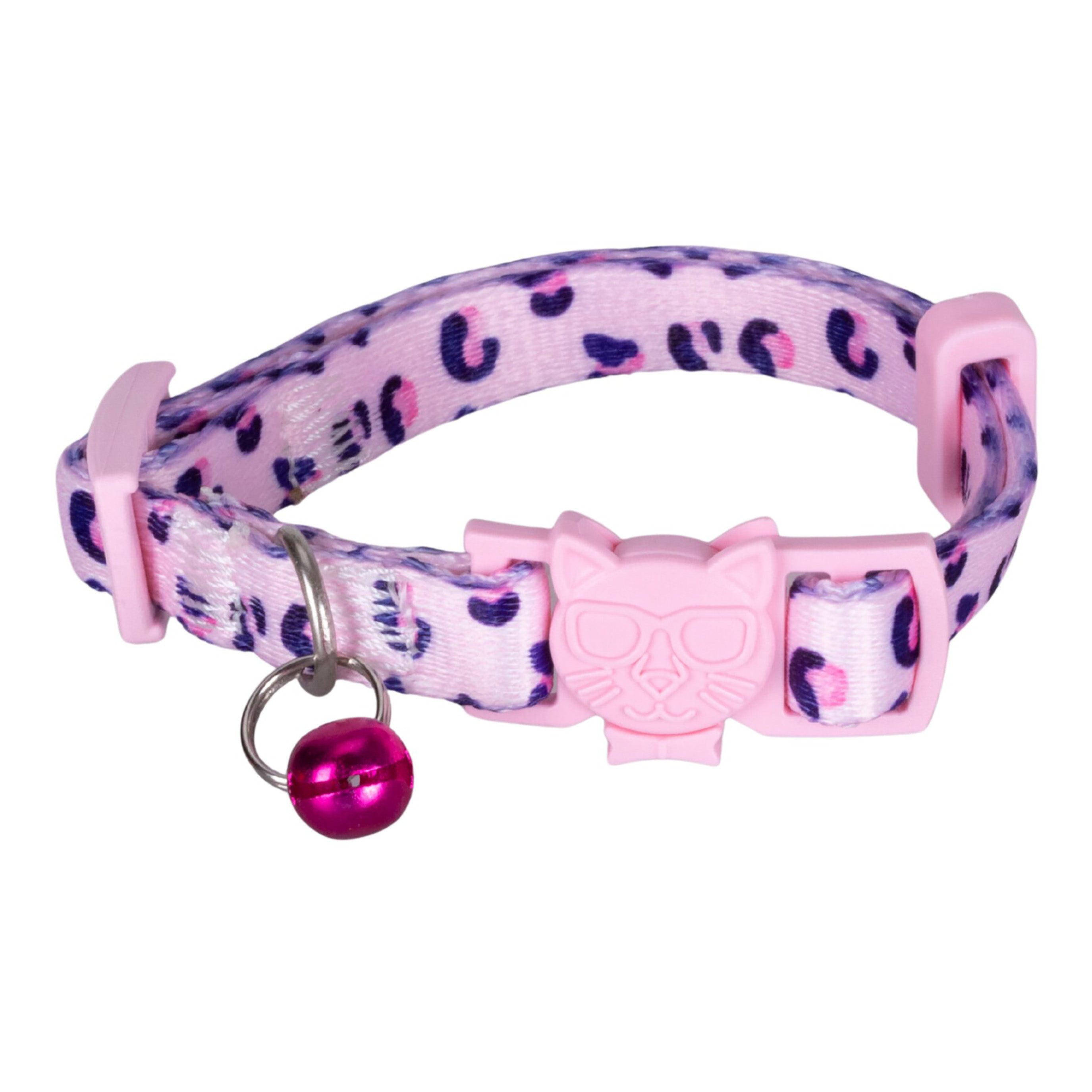 BLOOMINBAG SwissPlus Urban Paws Pink Leo Recycled 10 mm Kedi Tasması