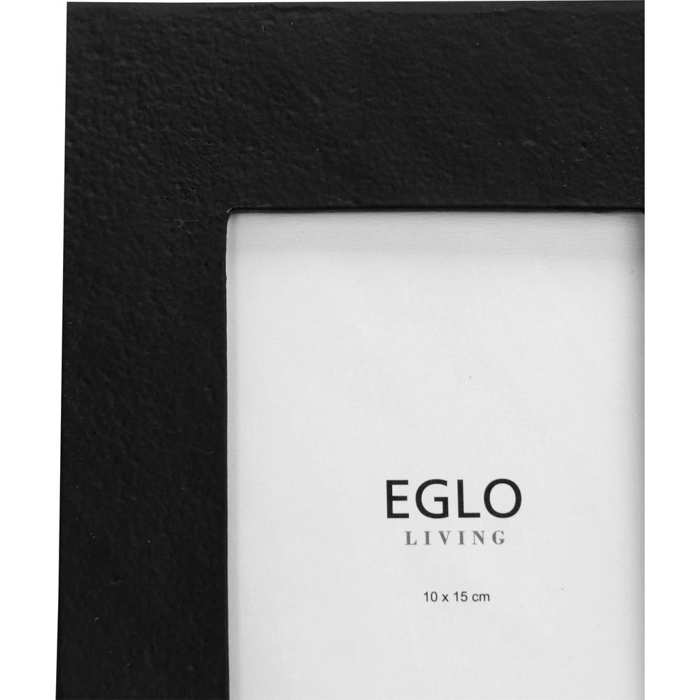 Cadre photo noir avec texte EGLO LIVING 10 x 15 cm.
