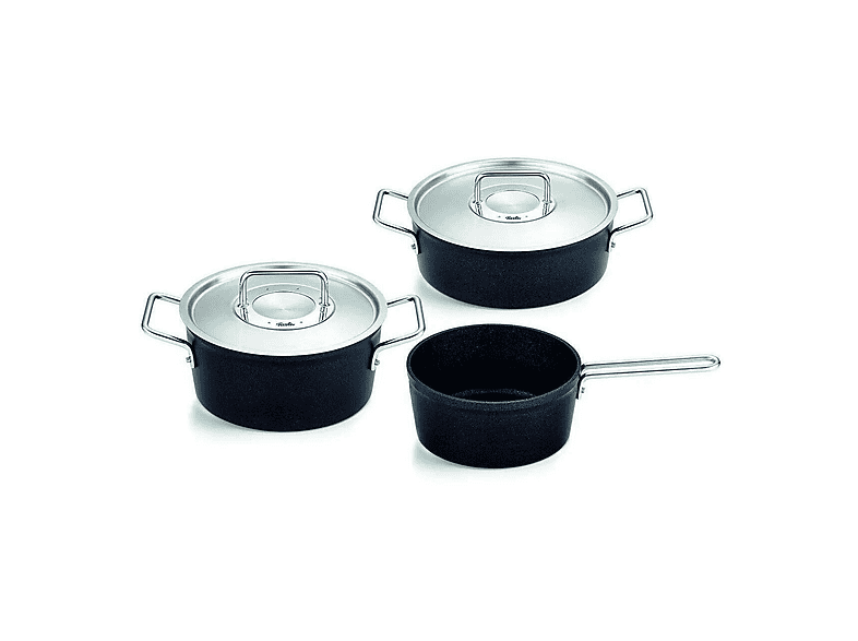 FISSLER Adamant 5 Parça Tencere Seti Siyah