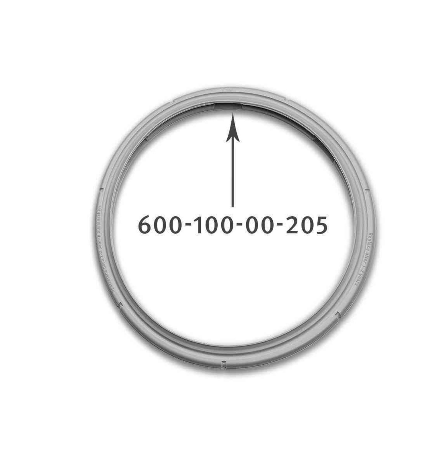 600-100-00-205 numaralı gri conta halkası.