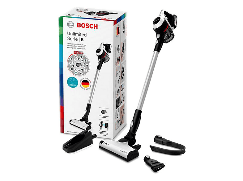 BOSCH BCS61113 Dikey Şarjlı Süpürge Siyah Fiyat & Özellik | MediaMarkt