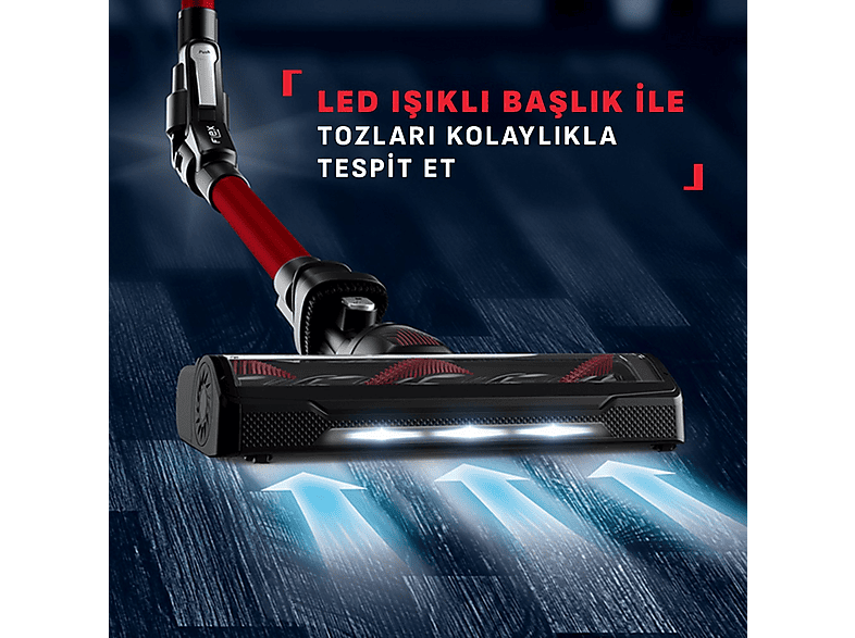 TEFAL TY2098WO X-Force Flex 9.60 Animal Care 100 Air Watt Şarjlı