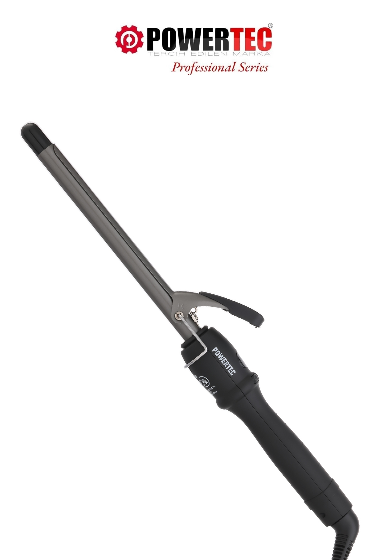 POWERTEC TR-16 16 mm Çap Profesyonel Maşa Siyah