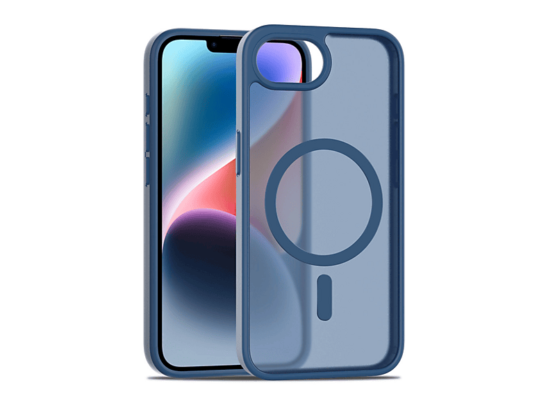 NEWFACE iPhone 16E Uyumlu Jota Magsafe Kapak Telefon Kılıfı Lacivert