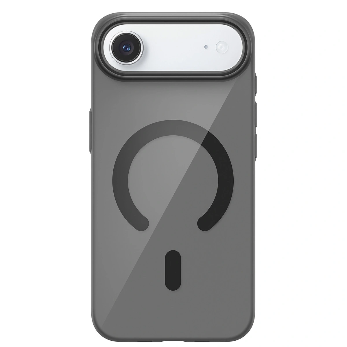 NEWFACE iPhone 17 Air Uyumlu Pc Blank Magsafe Kapak Telefon Kılıfı Siyah