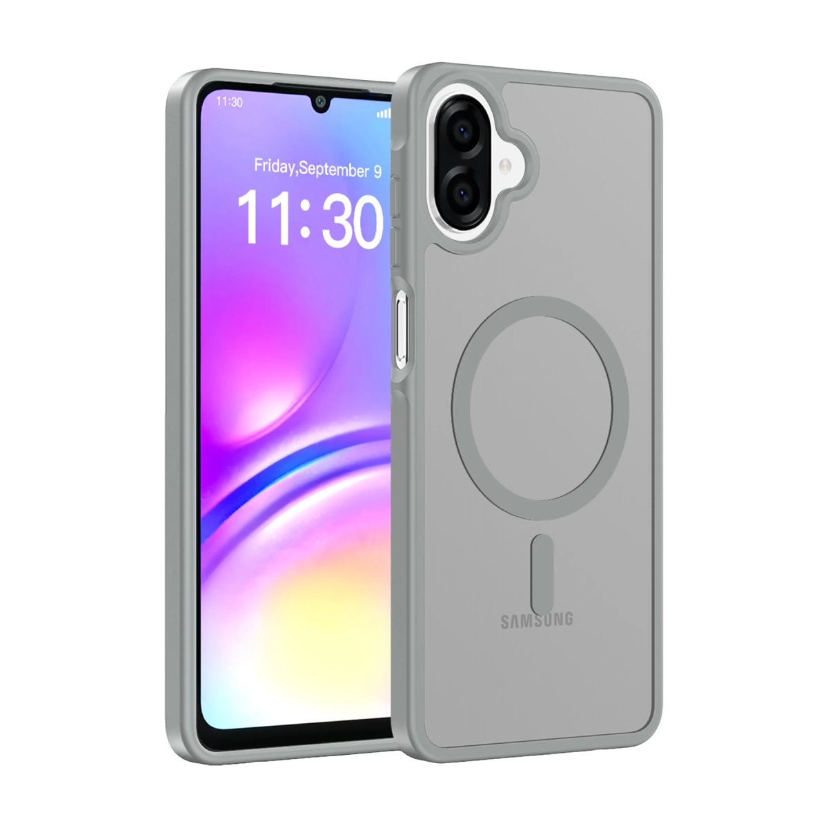 NEWFACE Samsung Galaxy A07 Uyumlu Jota Magsafe Kapak Telefon Kılıfı Titan Gri