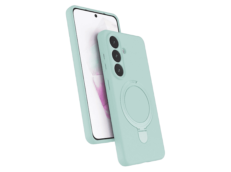 NEWFACE Samsung Galaxy S26 Plus Uyumlu Regal Magsafe Standlı Kapak Telefon Kılıfı Su Yeşili