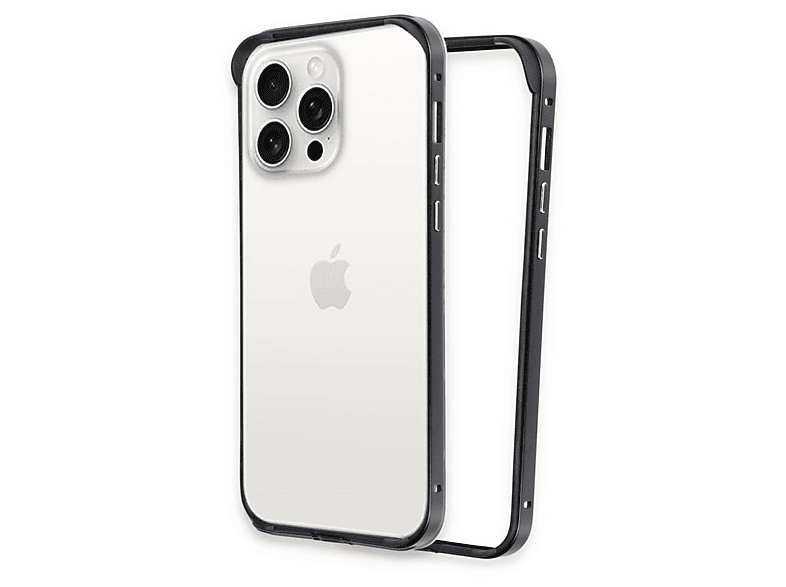 NEWFACE iPhone 14 Pro Uyumlu Land Bumper Koruma Kapak Telefon Kılıfı Siyah