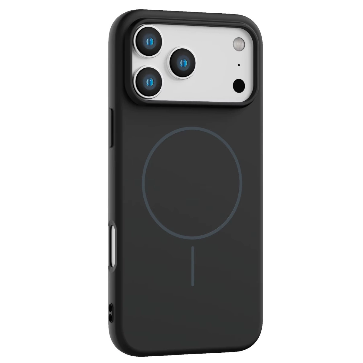 NEWFACE iPhone 17 Pro Uyumlu Jully Magsafe Kapak Telefon Kılıfı Siyah