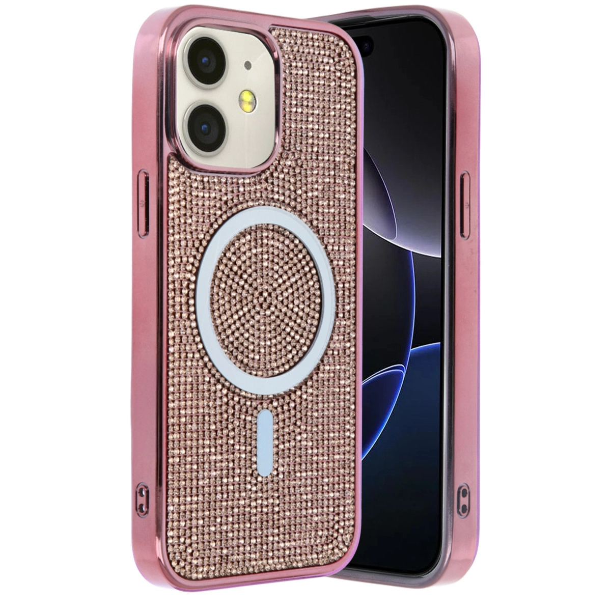 NEWFACE iPhone 11 Uyumlu Helen Magsafe Kapak Telefon Kılıfı Pembe