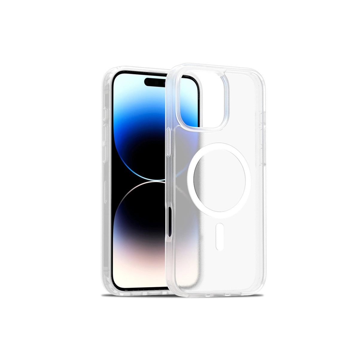 NEWFACE iPhone 16 Pro Max Uyumlu Jota Magsafe Kapak Telefon Kılıfı Şeffaf