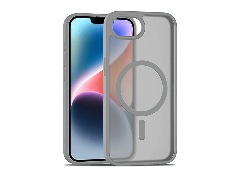 NEWFACE iPhone 16E Uyumlu Jota Magsafe Kapak Telefon Kılıfı Titan Gri