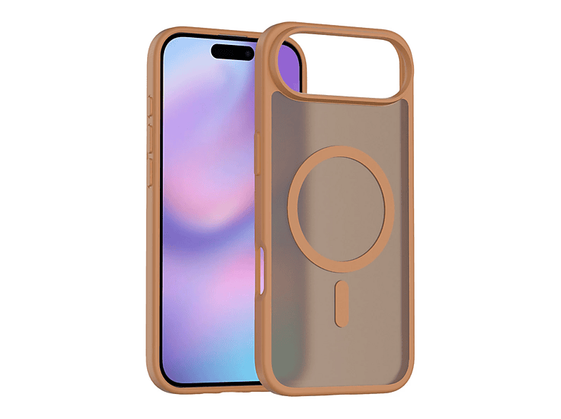 NEWFACE iPhone 17 Air Uyumlu Jota Magsafe Kapak Telefon Kılıfı Çöl Titanyum