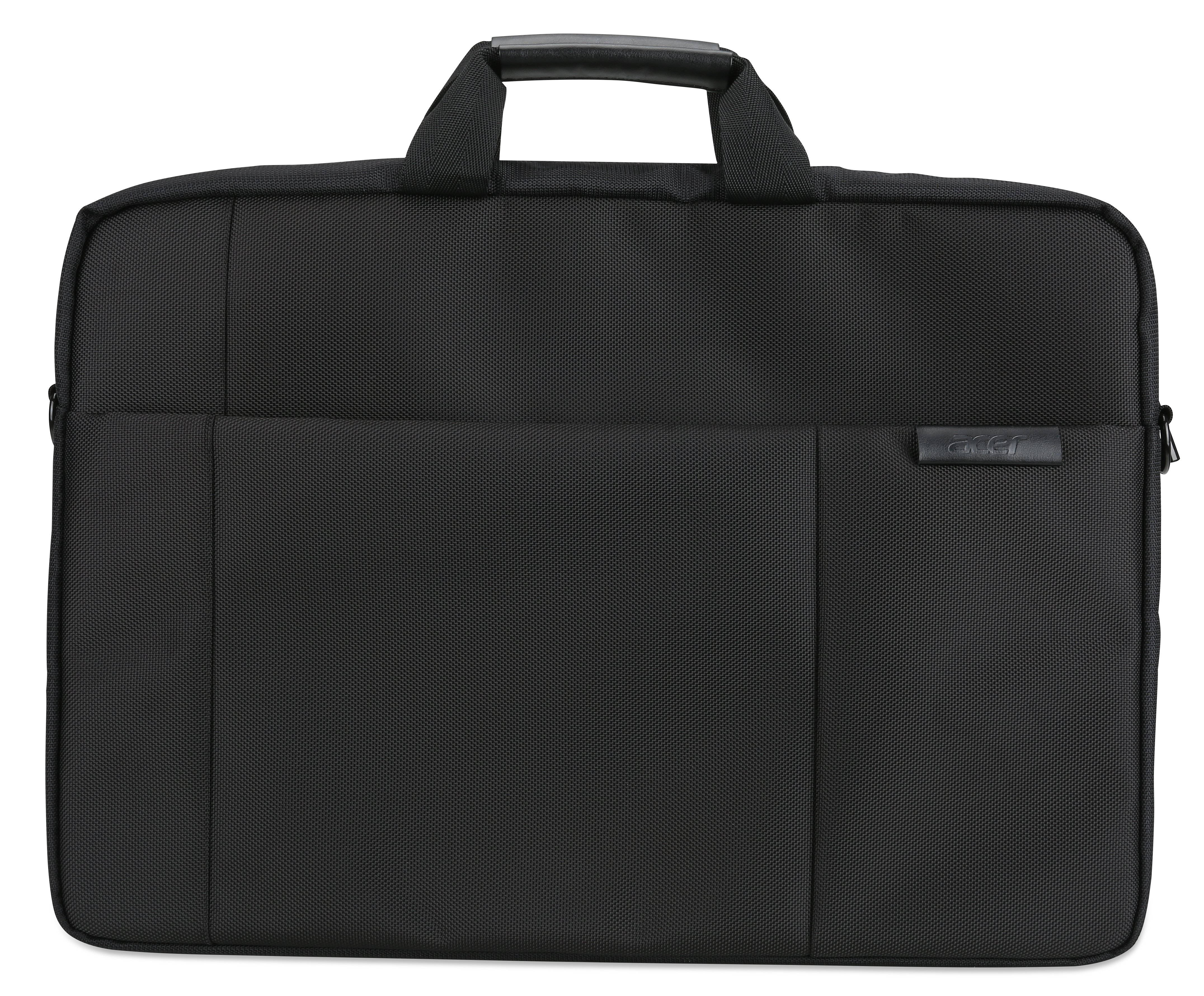 Sacoche noire pour ordinateur portable avec poignée et logo Acer.