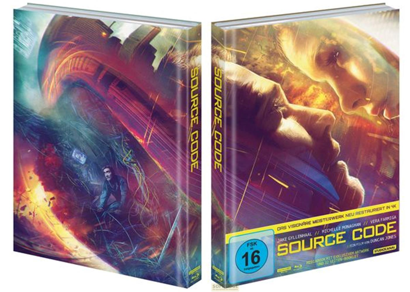 Custodia Blu-ray con copertina del film: Un uomo accovacciato mentre un treno gli corre incontro.