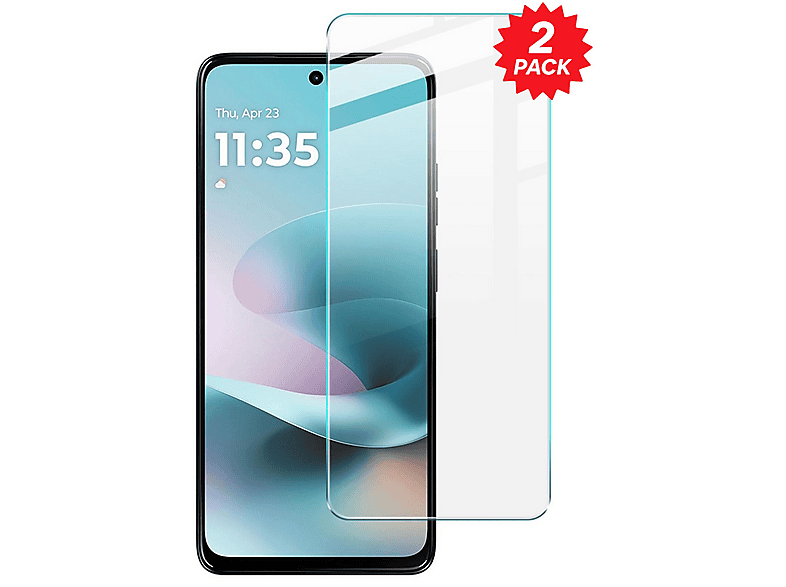 WIGENTO 2x Display H9 Hart Glas Schutz Folie Schutzglas(für Motorola ...