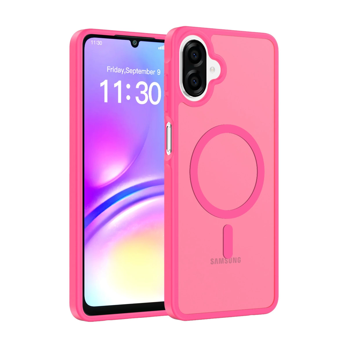 NEWFACE Samsung Galaxy A07 Uyumlu Jota Magsafe Kapak Telefon Kılıfı Rose