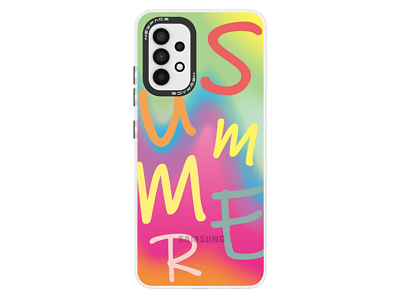 NEWFACE Samsung Galaxy A53 5G Uyumlu Estoril Desenli Kapak Telefon Kılıfı Çok Renkli