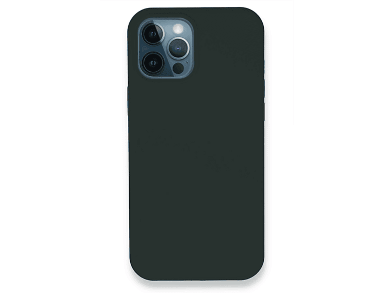 NEWFACE iPhone 12 Pro Uyumlu Lansman Legant Silikon Telefon Kılıfı Koyu Yeşil