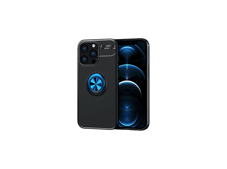 NEWFACE iPhone 13 Pro Max Uyumlu Range Yüzüklü Silikon Telefon Kılıfı Siyah
