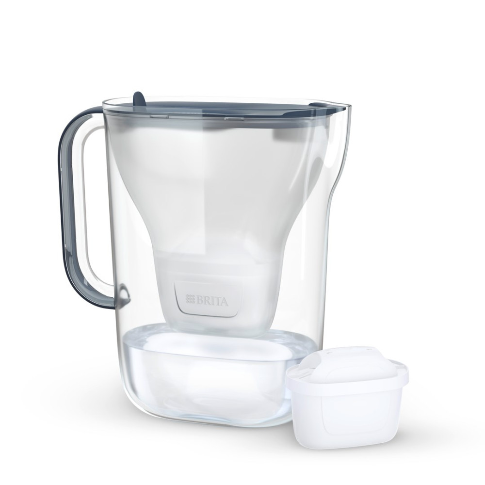 Dzbanek Brita z zapasowym wkładem filtrującym.