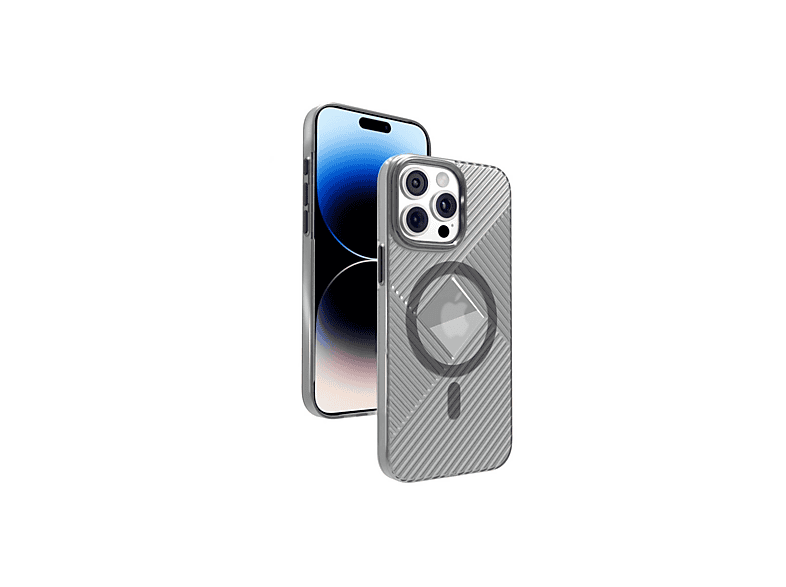 NEWFACE iPhone 15 Pro Max Uyumlu Stella PC Sert Magsafe Telefon Kılıfı Siyah