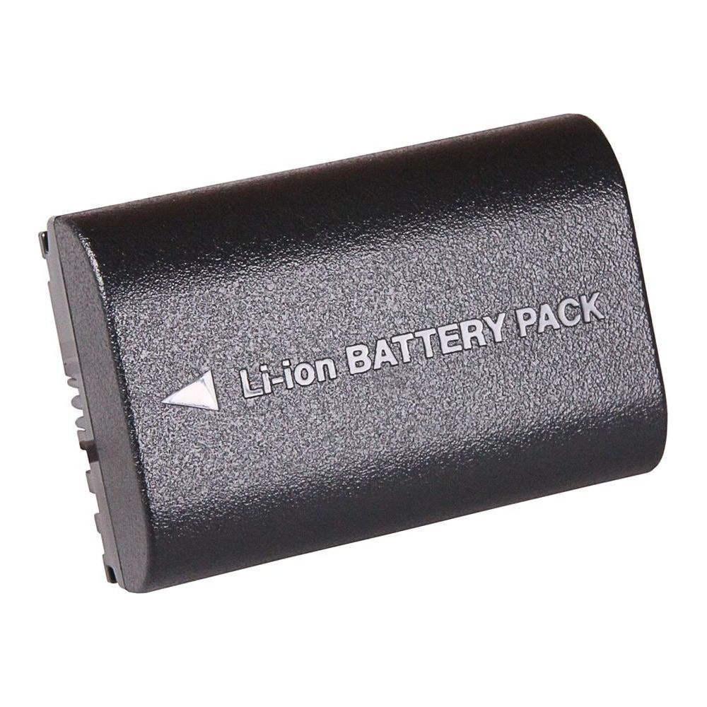 Batteria nera Li-ion con testo bianco e freccia, su sfondo bianco.