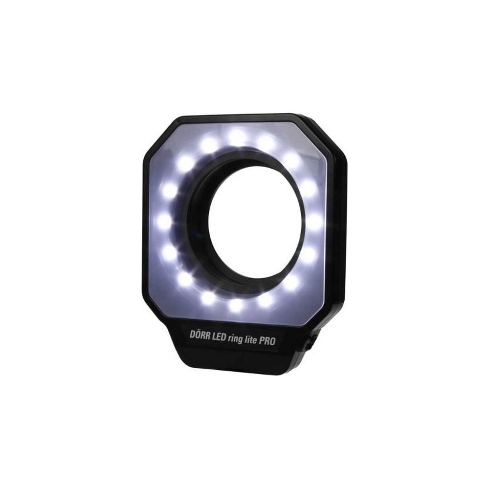 Eine achteckige LED-Ringlicht-Pro-Leuchte mit vielen Lichtern.
