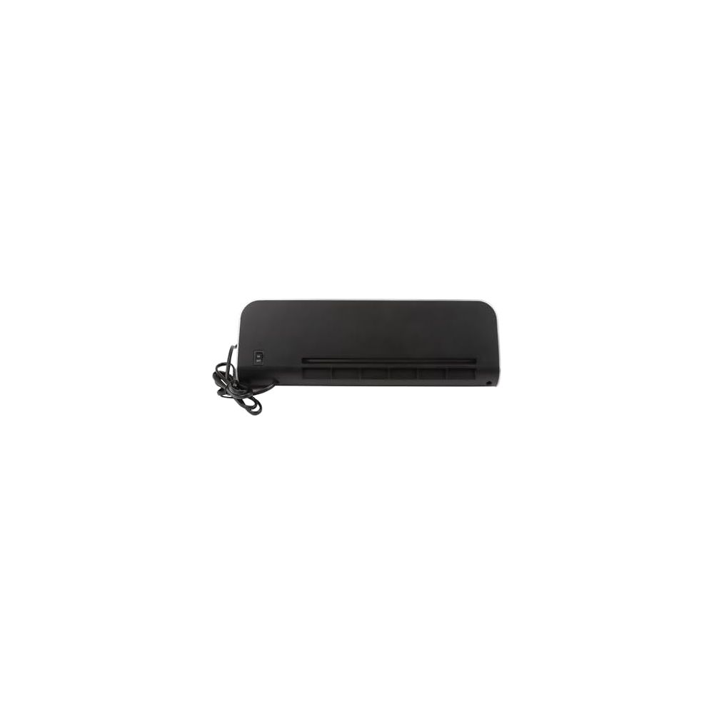 Ein schwarzer Laminator mit einem Kabel.