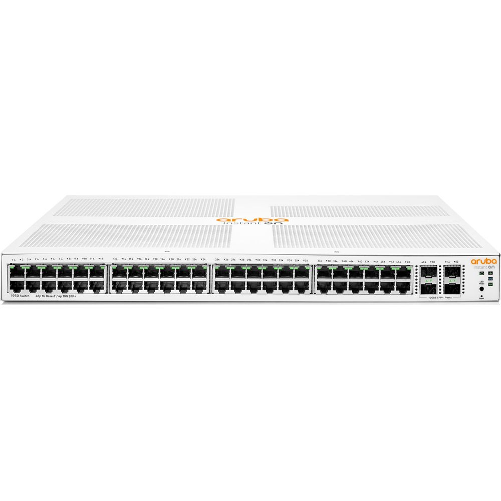 Switch Aruba Instant On bianco 48 porte gigabit con 4 porte SFP.