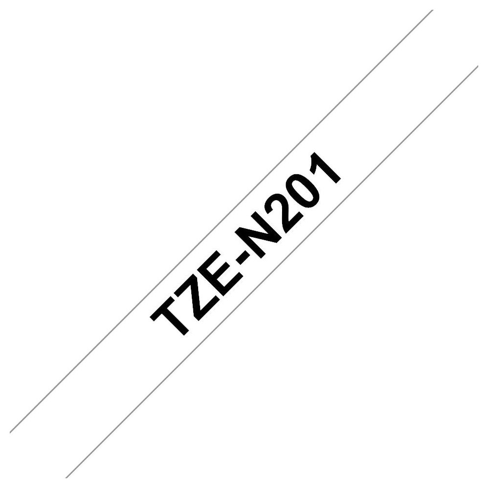 Schwarzer Text auf weißem Band: TZE-N201