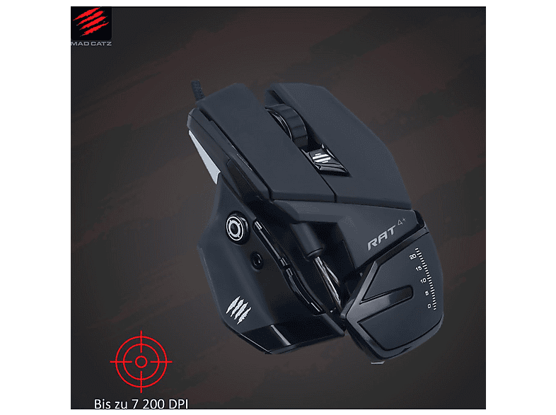 MAD CATZ R.A.T. 4+ Kablolu Gaming Mouse Siyah Fiyat & Özellik