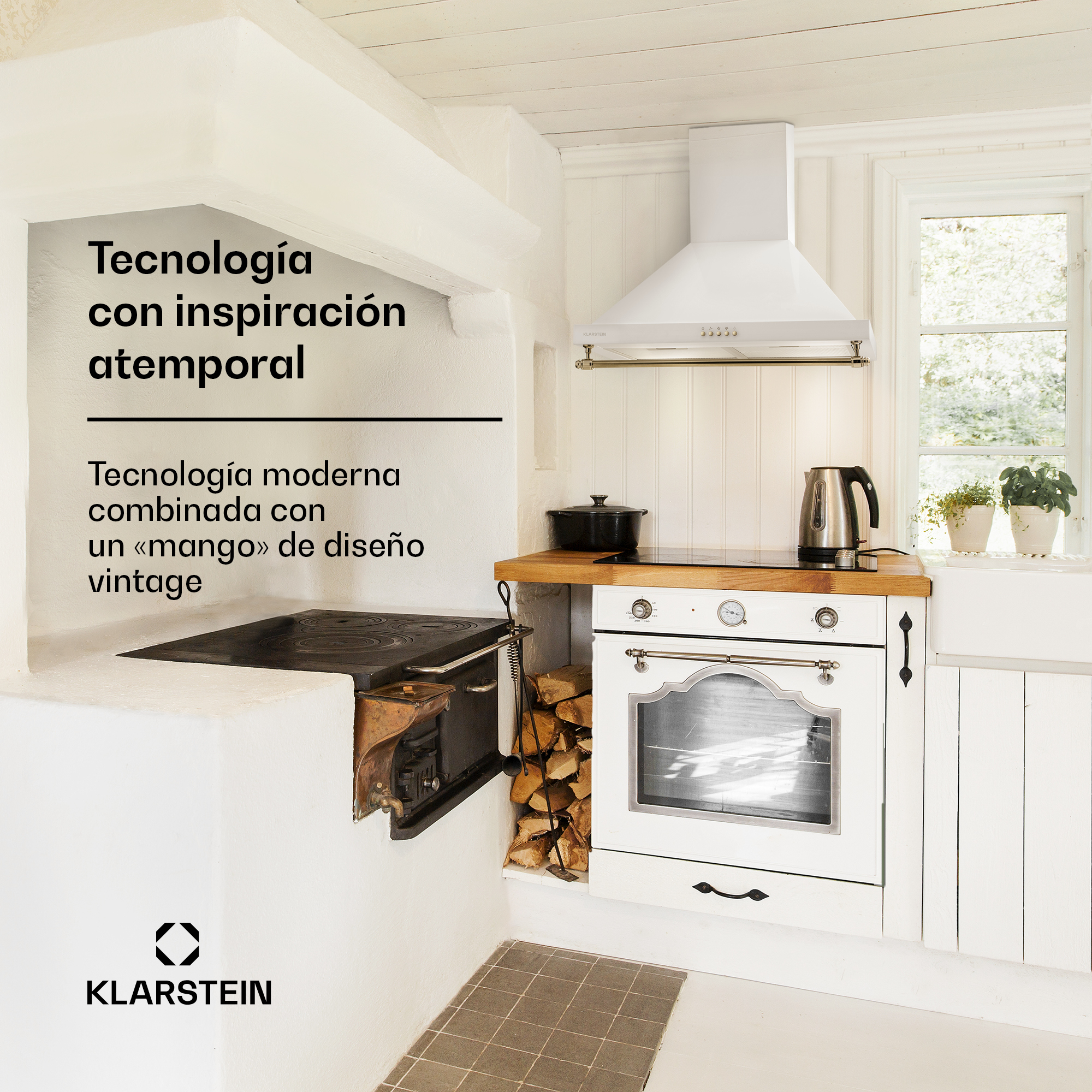 Una cucina bianca con fornelli e forno moderno.