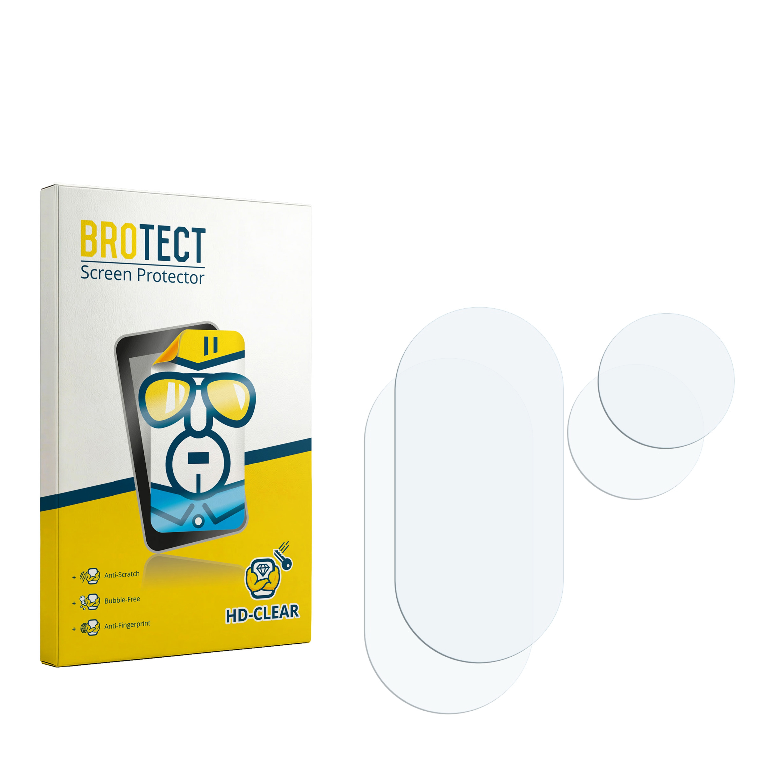 Packung BROTECT Displayschutzfolie mit drei Schutzfolien