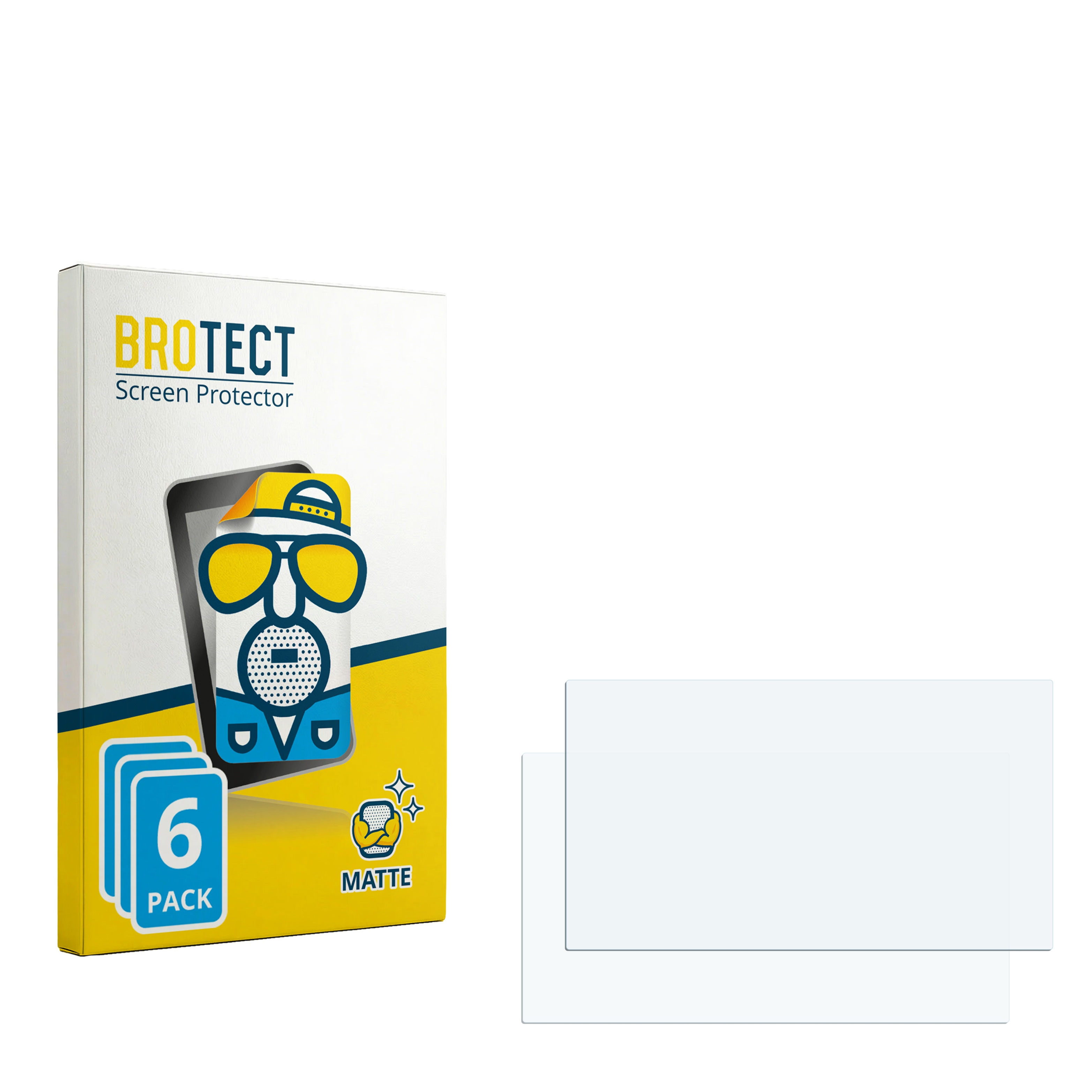 Verpackung für BROTECT Displayschutzfolien, 6 Stück, matt.