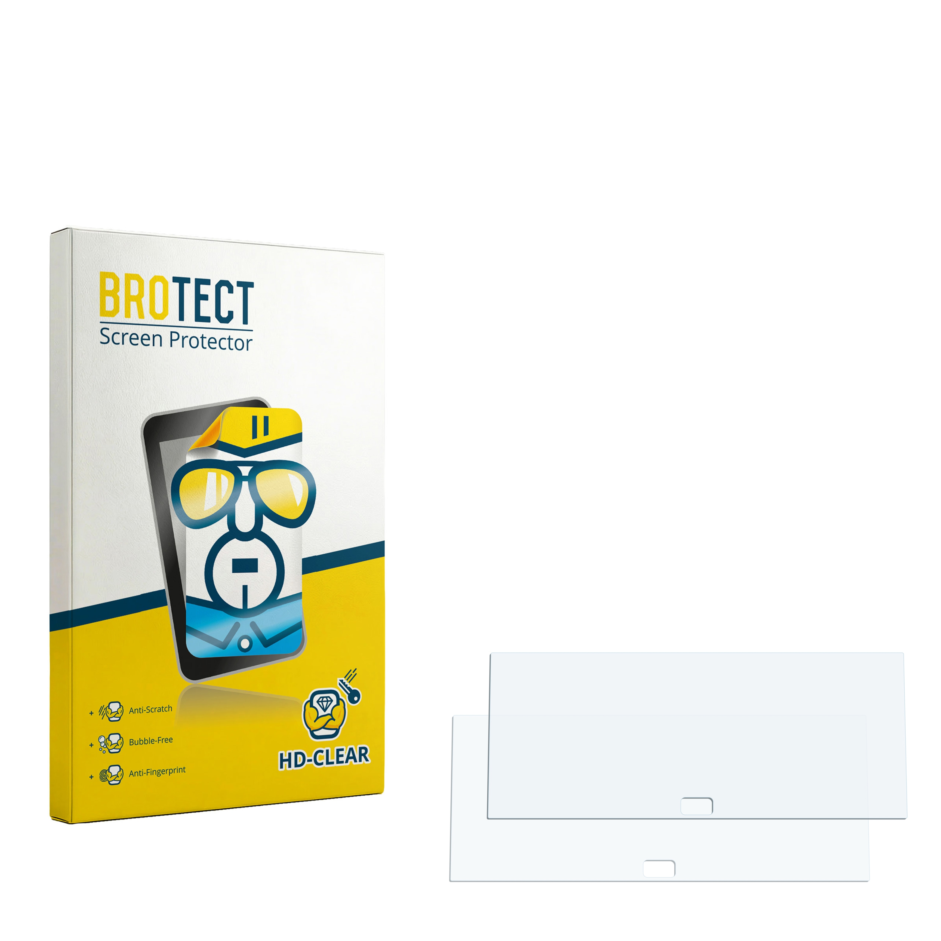 BROTECT Displayschutzfolie: Anti-Kratzer, blasenfrei, Anti-Fingerabdruck.